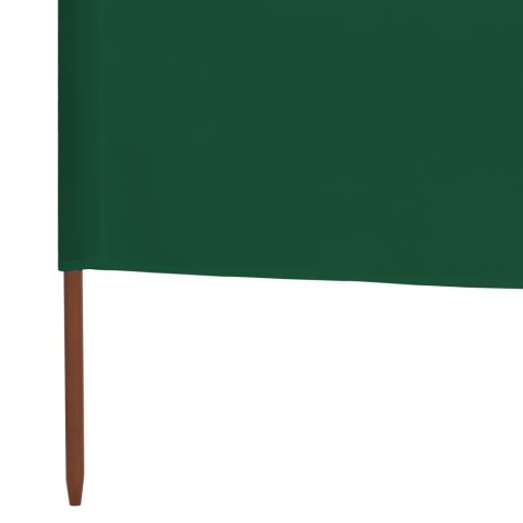 Parawan 3-skrzydłowy z tkaniny, 400x160 cm, zielony Parawan 3-skrzydłowy z tkaniny, 400x160 cm, zielony