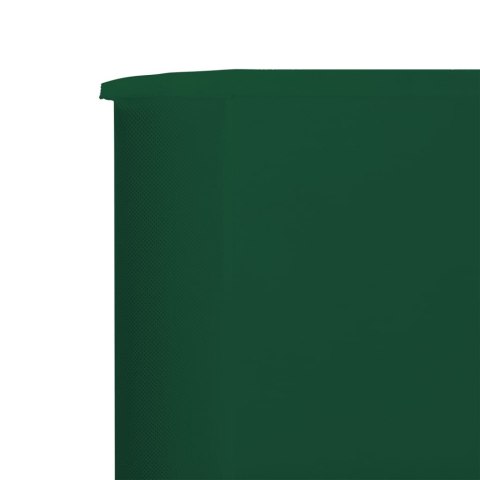Parawan 3-skrzydłowy z tkaniny, 400x160 cm, zielony Parawan 3-skrzydłowy z tkaniny, 400x160 cm, zielony