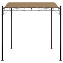  Zadaszenie, kolor taupe, 2x2,3 m, 180 g/m², tkanina i stal