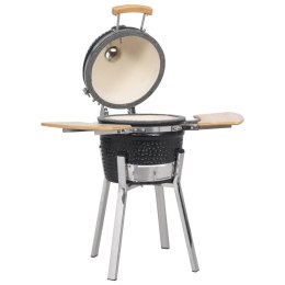 VidaXL Ceramiczny grill Kamado z wędzarnią, 81 cm