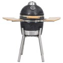 VidaXL Ceramiczny grill Kamado z wędzarnią, 81 cm