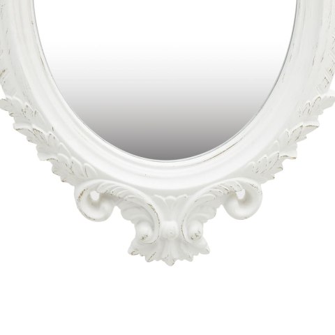Lustro ścienne w ozdobnej ramie, 56x76 cm, białe Lustro ścienne w ozdobnej ramie, 56x76 cm, białe