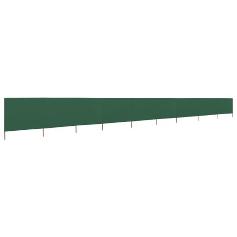 Parawan 9-skrzydłowy z tkaniny, 1200x160 cm, zielony Parawan 9-skrzydłowy z tkaniny, 1200x160 cm, zielony