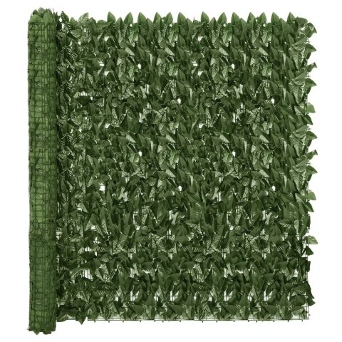 Parawan balkonowy, ciemnozielone liście, 200x150 cm Parawan balkonowy, ciemnozielone liście, 200x150 cm