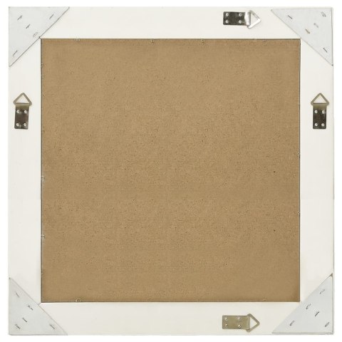 Lustro ścienne w stylu barokowym, 60x60 cm, białe Lustro ścienne w stylu barokowym, 60x60 cm, białe