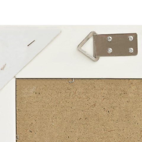 Lustro ścienne w stylu barokowym, 60x60 cm, białe Lustro ścienne w stylu barokowym, 60x60 cm, białe