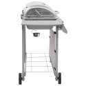 VidaXL Grill gazowy z 6 palnikami, srebrny