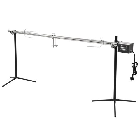 Automatyczny rożen z silnikiem, stal nierdzewna, 207x45x81 cm Automatyczny rożen z silnikiem, stal nierdzewna, 207x45x81 cm