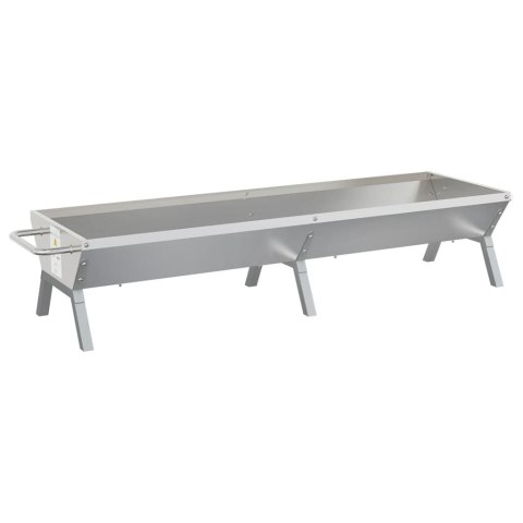 Podstawa grillowa, srebrna, 158x42x31 cm, stal nierdzewna Podstawa grillowa, srebrna, 158x42x31 cm, stal nierdzewna