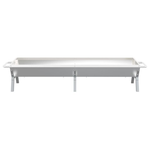 Podstawa grillowa, srebrna, 158x42x31 cm, stal nierdzewna Podstawa grillowa, srebrna, 158x42x31 cm, stal nierdzewna