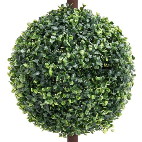 Sztuczny bukszpan w formie kul, w doniczce, zielony, 118 cm Sztuczny bukszpan w formie kul, w doniczce, zielony, 118 cm