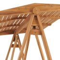 VidaXL Huśtawka ogrodowa, 170 cm, lite drewno tekowe