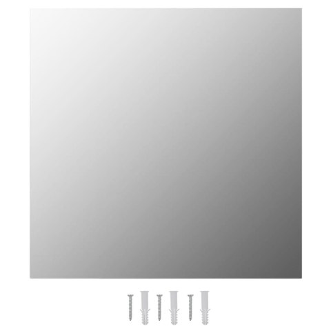 Lustra ścienne, 2 szt., 40 x 40 cm, kwadratowe, szklane Lustra ścienne, 2 szt., 40 x 40 cm, kwadratowe, szklane