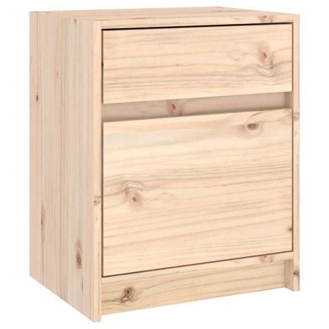 Szafka nocna, 40x31x50 cm, lite drewno sosnowe Szafka nocna, 40x31x50 cm, lite drewno sosnowe