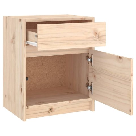 Szafka nocna, 40x31x50 cm, lite drewno sosnowe Szafka nocna, 40x31x50 cm, lite drewno sosnowe