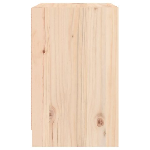 Szafka nocna, 40x31x50 cm, lite drewno sosnowe Szafka nocna, 40x31x50 cm, lite drewno sosnowe