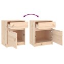  Szafka nocna, 40x31x50 cm, lite drewno sosnowe