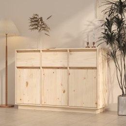 VidaXL Szafka, 110x34x75 cm, lite drewno sosnowe