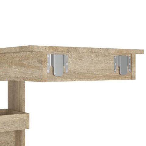 Stolik barowy, sonoma, 102x45x103,5 cm, materiał drewnopochodny Stolik barowy, sonoma, 102x45x103,5 cm, materiał drewnopochodny
