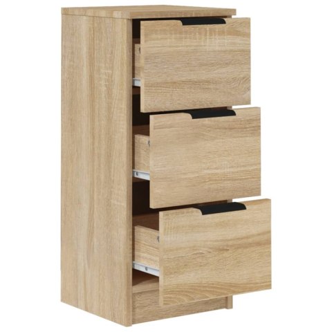 Komody, 2 szt., dąb sonoma, 30x30x70 cm materiał drewnopochodny Komody, 2 szt., dąb sonoma, 30x30x70 cm materiał drewnopochodny