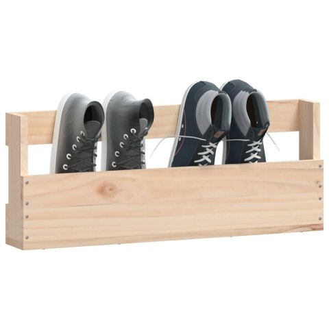 Ścienne półki na buty, 2 szt., 59x9x23 cm, sosna Ścienne półki na buty, 2 szt., 59x9x23 cm, sosna