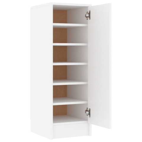 Szafka na buty, biała, 32x35x92 cm, materiał drewnopochodny Szafka na buty, biała, 32x35x92 cm, materiał drewnopochodny
