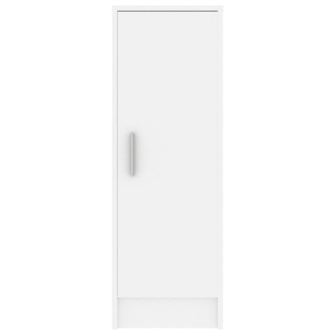 Szafka na buty, biała, 32x35x92 cm, materiał drewnopochodny Szafka na buty, biała, 32x35x92 cm, materiał drewnopochodny