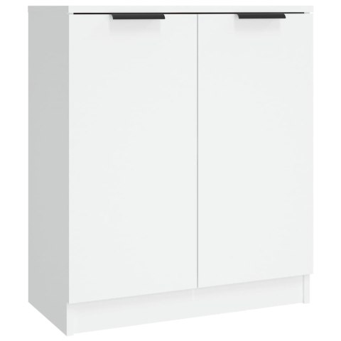 Szafki, 3 szt., biały, materiał drewnopochodny Szafki, 3 szt., biały, materiał drewnopochodny
