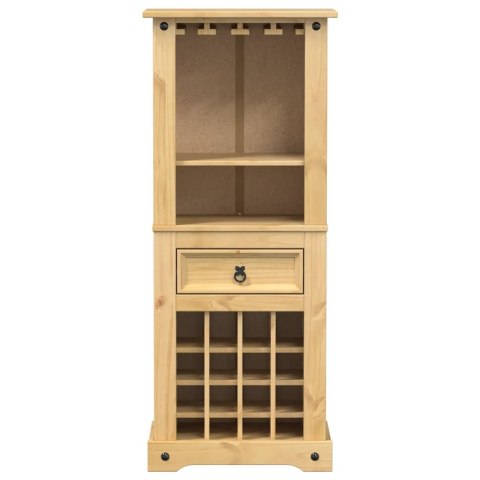 Szafka na wino Corona, 56x35x120 cm, lite drewno sosnowe Szafka na wino Corona, 56x35x120 cm, lite drewno sosnowe