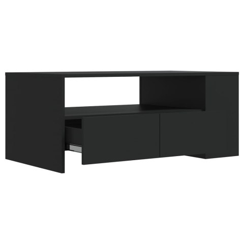 Stolik kawowy, czarny, 102x55x42 cm, materiał drewnopochodny Stolik kawowy, czarny, 102x55x42 cm, materiał drewnopochodny