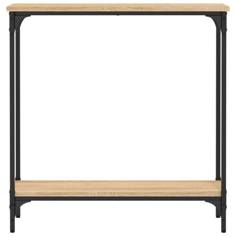 Stolik konsolowy, dąb sonoma, 75x22,5x75 cm Stolik konsolowy, dąb sonoma, 75x22,5x75 cm