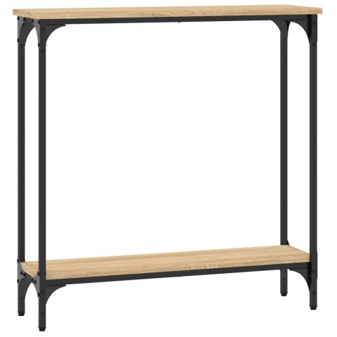 Stolik konsolowy, dąb sonoma, 75x22,5x75 cm Stolik konsolowy, dąb sonoma, 75x22,5x75 cm