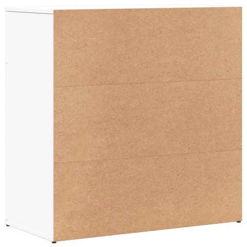 Szafki, 2 szt., białe, 79x38x80 cm, materiał drewnopochodny Szafki, 2 szt., białe, 79x38x80 cm, materiał drewnopochodny
