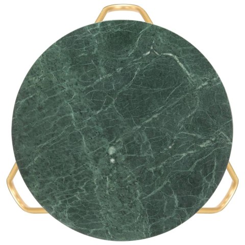 Stolik kawowy, zielony, 65x65x42 cm, kamień o teksturze marmuru Stolik kawowy, zielony, 65x65x42 cm, kamień o teksturze marmuru