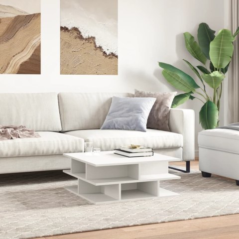 Stolik kawowy, biały, 70x70x29 cm, materiał drewnopochodny Stolik kawowy, biały, 70x70x29 cm, materiał drewnopochodny