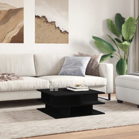 Stolik kawowy, czarny, 70x70x29 cm, materiał drewnopochodny Stolik kawowy, czarny, 70x70x29 cm, materiał drewnopochodny