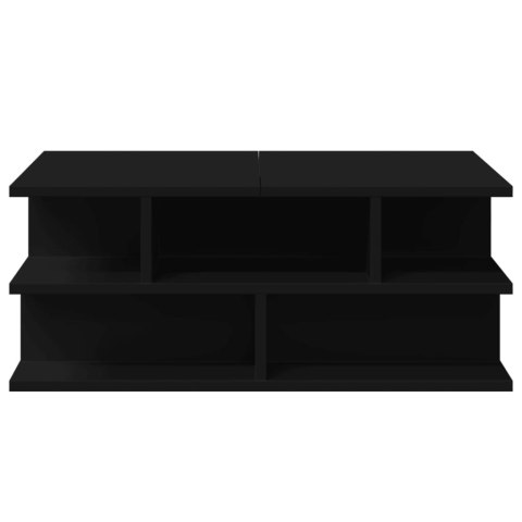 Stolik kawowy, czarny, 70x70x29 cm, materiał drewnopochodny Stolik kawowy, czarny, 70x70x29 cm, materiał drewnopochodny