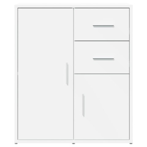 Szafki, 2 szt., białe, 60x31x70 cm, materiał drewnopochodny Szafki, 2 szt., białe, 60x31x70 cm, materiał drewnopochodny