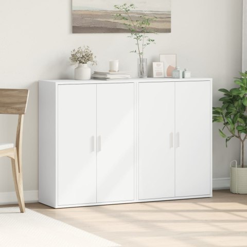 Szafki, 2 szt., białe, 60x31x84 cm Szafki, 2 szt., białe, 60x31x84 cm
