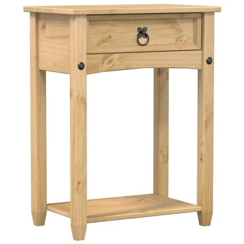 Stolik konsolowy Corona, 55x35x73 cm, lite drewno sosnowe Stolik konsolowy Corona, 55x35x73 cm, lite drewno sosnowe