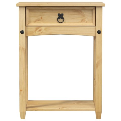Stolik konsolowy Corona, 55x35x73 cm, lite drewno sosnowe Stolik konsolowy Corona, 55x35x73 cm, lite drewno sosnowe
