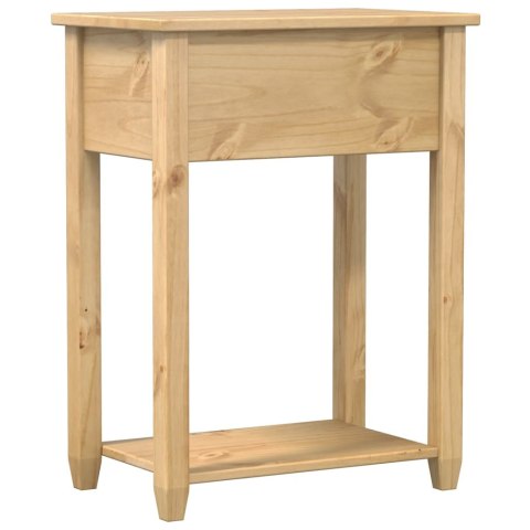 Stolik konsolowy Corona, 55x35x73 cm, lite drewno sosnowe Stolik konsolowy Corona, 55x35x73 cm, lite drewno sosnowe
