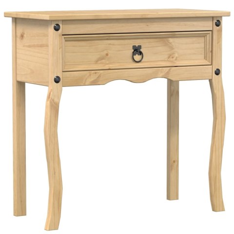 Stolik konsolowy Corona, 73x35x73 cm, lite drewno sosnowe Stolik konsolowy Corona, 73x35x73 cm, lite drewno sosnowe