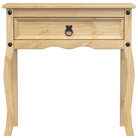 Stolik konsolowy Corona, 73x35x73 cm, lite drewno sosnowe Stolik konsolowy Corona, 73x35x73 cm, lite drewno sosnowe