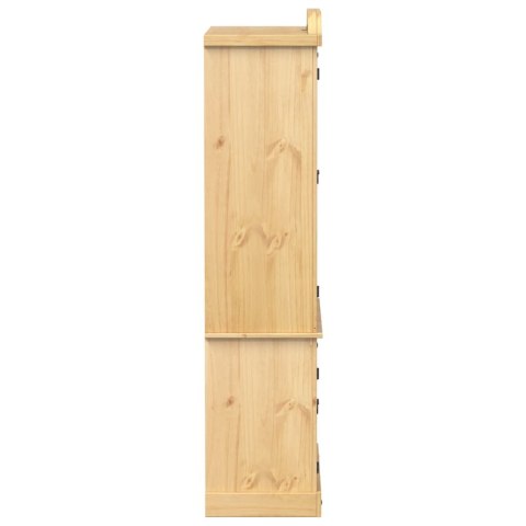 Witryna Corona, 103,5x42x180 cm, lite drewno sosnowe Witryna Corona, 103,5x42x180 cm, lite drewno sosnowe