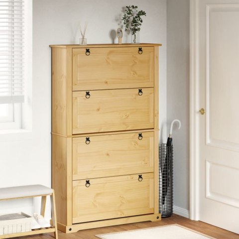 Szafka na buty Corona, 99x32x163,5 cm, lite drewno sosnowe Szafka na buty Corona, 99x32x163,5 cm, lite drewno sosnowe