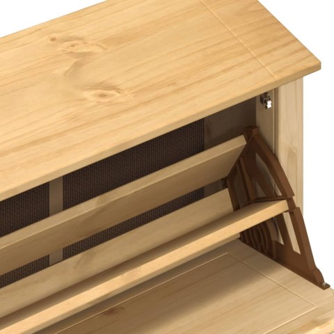 Szafka na buty Corona, 99x32x85 cm, lite drewno sosnowe Szafka na buty Corona, 99x32x85 cm, lite drewno sosnowe