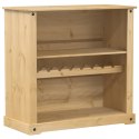 VidaXL Szafka na wino Corona, 107,5x51x105,5 cm, lite drewno sosnowe