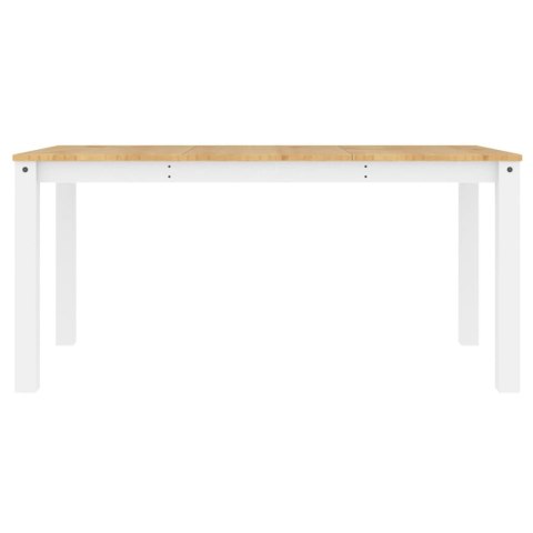 Stół jadalniany Panama, biały, 160x80x75 cm, drewno sosnowe Stół jadalniany Panama, biały, 160x80x75 cm, drewno sosnowe