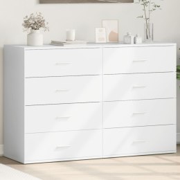  Szafki, 2 szt., białe, 60x39x80 cm, materiał drewnopochodny